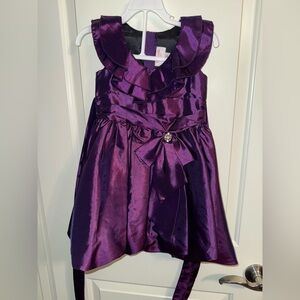 Cinderella Couture Girls Formal Dress (Shinny Purple) size 4